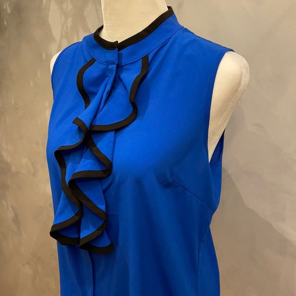 Blue Ruffled Top - Picture 3 of 4